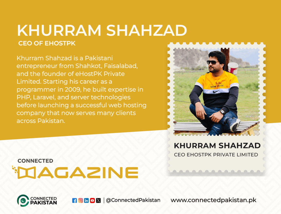 How Khurram Shahzad Built a Successful Hosting Company
