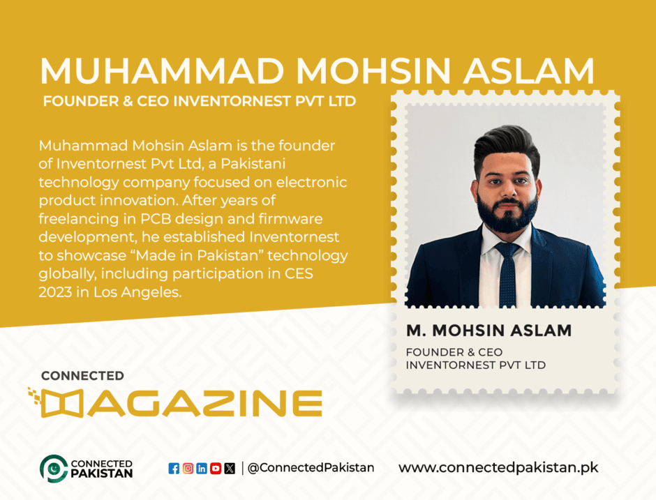 Muhammad Mohsin Aslam: Pioneering Pakistan’s Tech Innovation with Inventornest