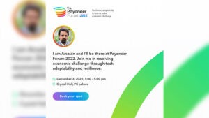 Syed Arsalan Ali Shah at Payoneer Forum 2022