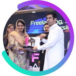 Best Freelancer Award by Khyber Pakhtunkhwa Information Technology Board KPITB Government of Khyber Pakhtunkhwa
